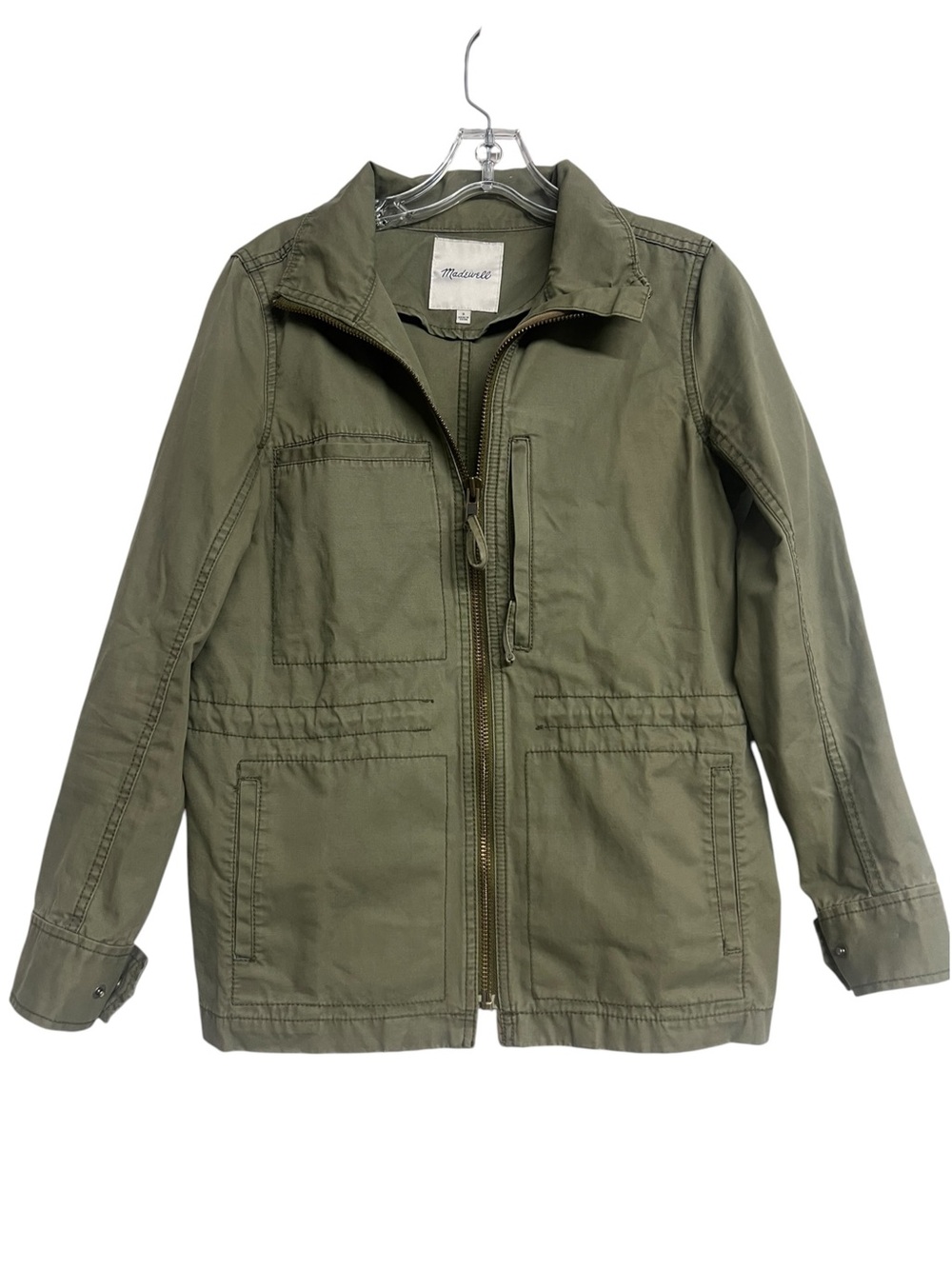 Madewell Olive Green Utility Military Jacket Gorpcore Classic Oversized Small